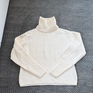 Wilfred Cream turtleneck wool Sweater
